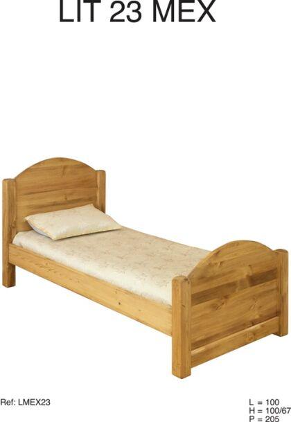 Кровать LMEX (вощение)
