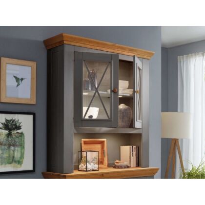 Надстройка для комода Форест Графит (двухстворчатого)