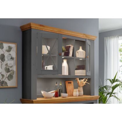 Надстройка для комода Форест Графит (трехстворчатого)