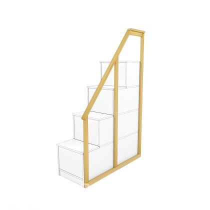 Ограждение для ступеней Деревянное Робин Wood