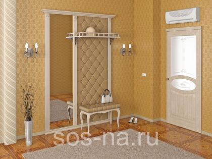 Прихожая Милан с панелью и зеркалом