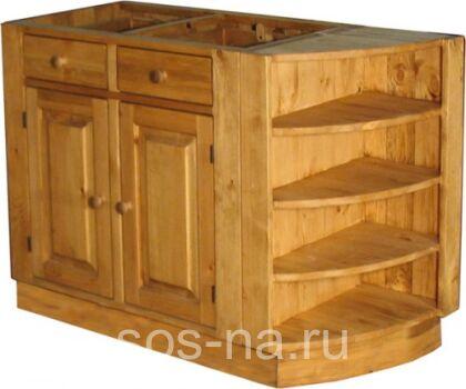 Шкаф-стол угловой радиальный ПЛ 21