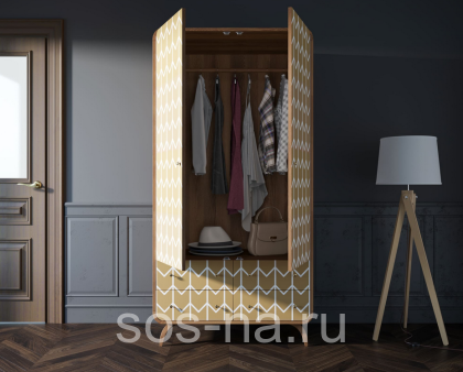 Шкаф "Ellipse Print" с ящиками принт 1 EL15