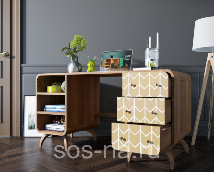 Рабочий стол "Ellipse print" принт 1 EL08