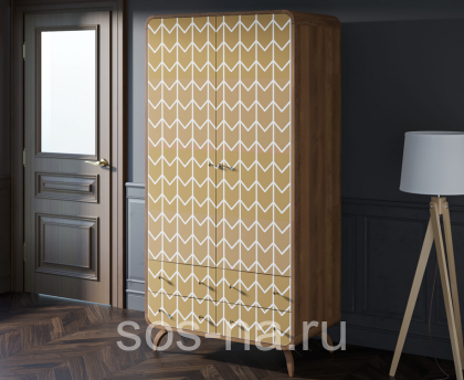 Шкаф "Ellipse Print" с ящиками принт 1 EL15