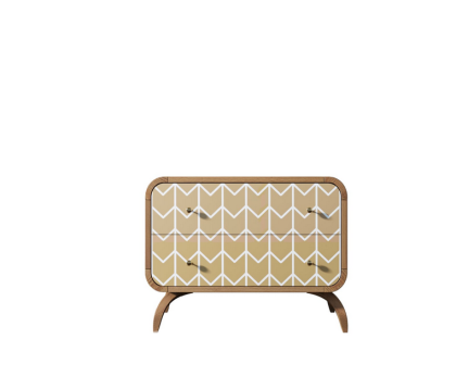 Комод "Ellipse Print" с двумя ящиками принт 1 EL02