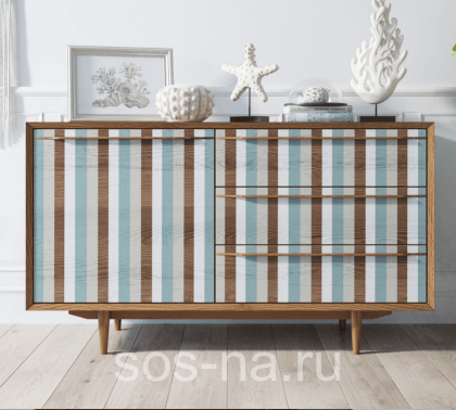 Комод "Bruni print 1" с ящиками и дверкой BR-02