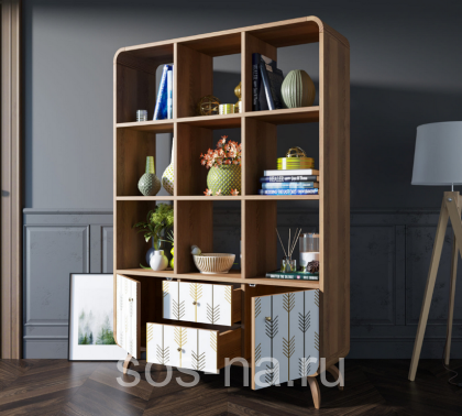 Стеллаж "Ellipse" принт 2 EL13