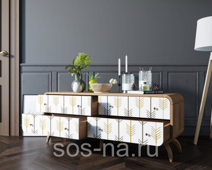 Комод "Ellipse print" c принтом 2 EL01