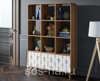 Стеллаж "Ellipse" принт 2 EL13