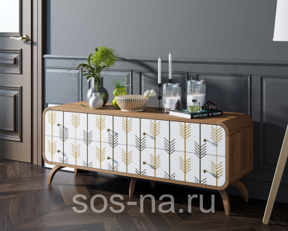 Комод "Ellipse print" c принтом 2 EL01