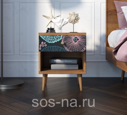 Тумбочка "Berber" с открытой полкой BB33