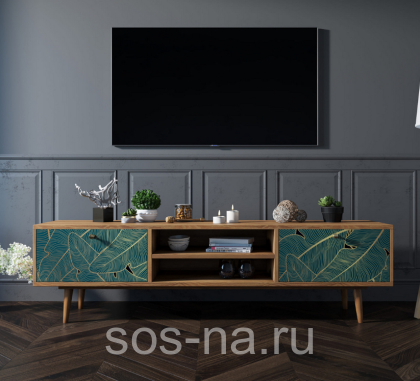Комод "Berber" с нишей низкий под TV BB49