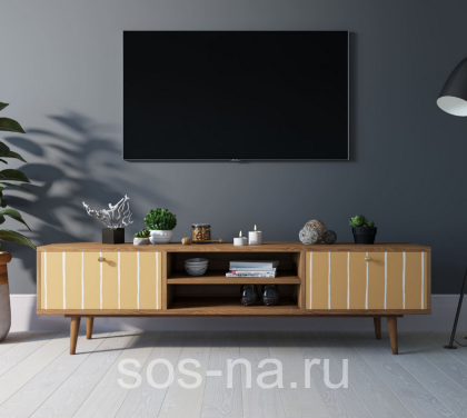 Комод "Berber" с нишей низкий под TV BB49