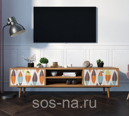 Комод "Berber" с нишей низкий под TV BB49