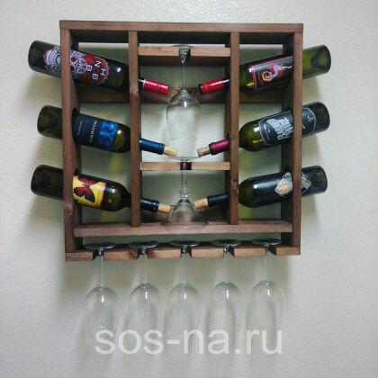 Полка винная 64х57