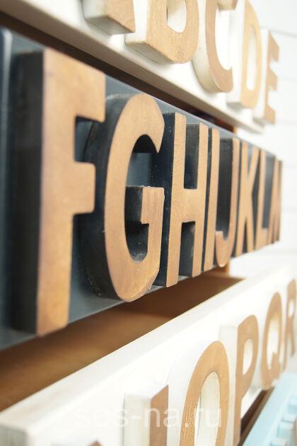 Комод "Alphabeto Birch" 4 ящика