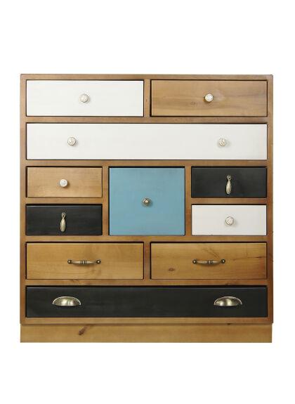 Комод для белья "Aquarelle Birch" 10 ящиков