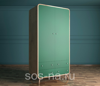 Шкаф "Ellipse" двустворчатый EL15G