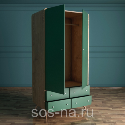 Шкаф "Ellipse" двустворчатый EL15G