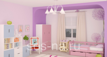 КРОВАТЬ с бортиком Тимберс Кидс