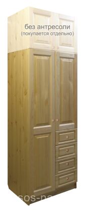 Шкаф Оскар 2-х дверный с ящиками