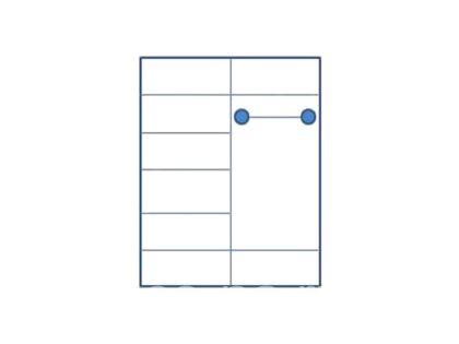 Шкаф распашной "Лирона" 2 ств