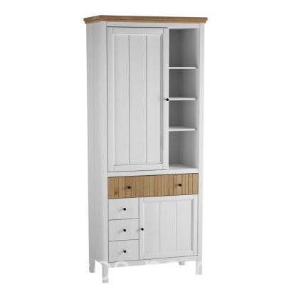 Шкаф для посуды Сканди (2 глухие двери и ящики)