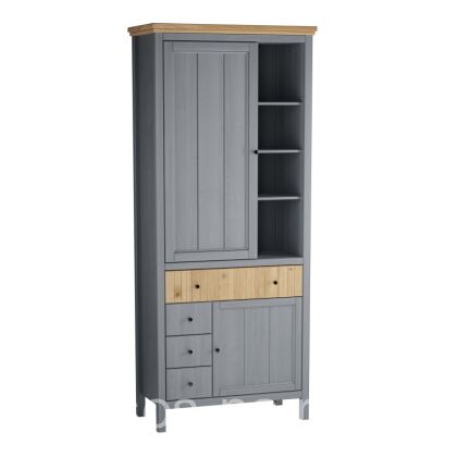 Шкаф для посуды Сканди (2 глухие двери и ящики)