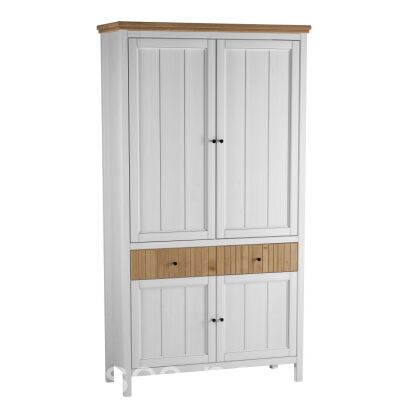 Шкаф для посуды Сканди с ящиками (4 гухих двери)