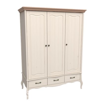 Шкаф 3х дверный с глухими дверями Лебо