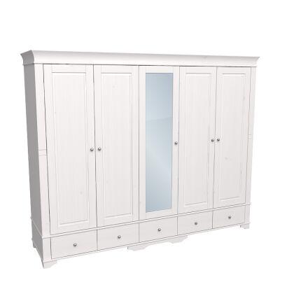 Шкаф 5-ти дверный Бейли с 4-мя глухими дверями