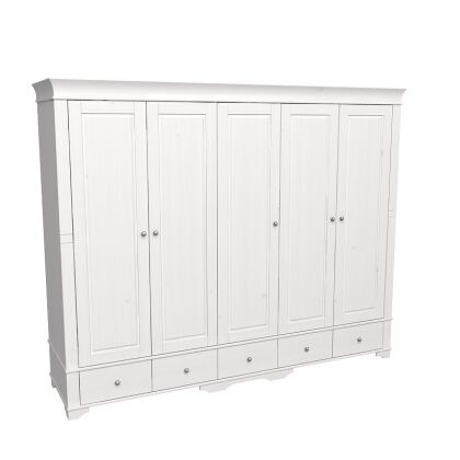 Шкаф 5-ти дверный с 5 глухими дверями Бейли