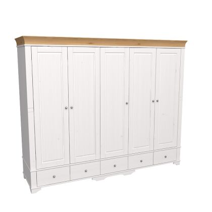 Шкаф 5-ти дверный с 5 глухими дверями Бейли