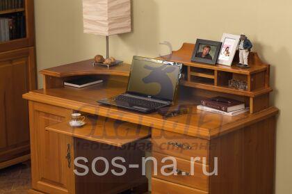 Конторка к 2-х тумбовому столу "Брусно"