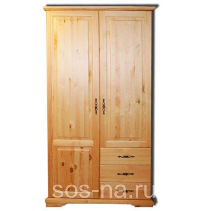 Шкаф 2-х ств. с ящ. Брусно