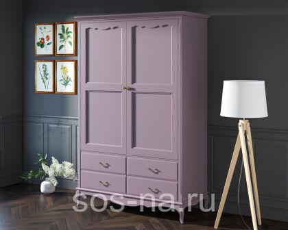 Шкаф "Leontina" 2 двери + 4 ящика