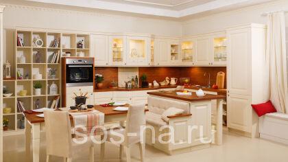 Кухня ВАЛЕНСИЯ - Зефир сосна