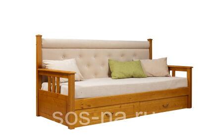 Тахта Дания мягкая с ящиками