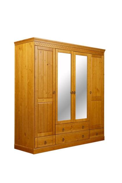 Шкаф Дания 4-створчатый с ящиками