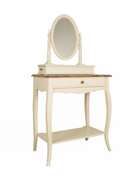 Туалетный столик "Leontina" с овальным зеркалом