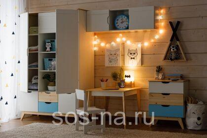 Шкаф 3-ств Тимберика Кидс №2