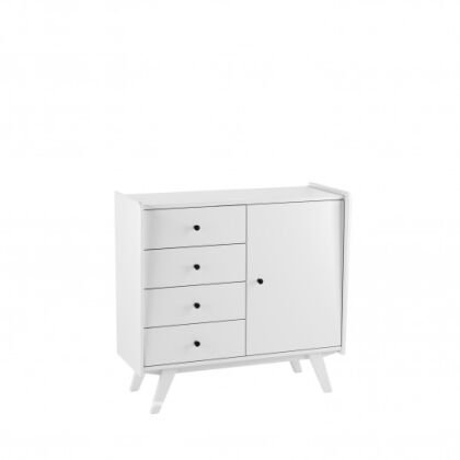 Тумба Винтаж с 1 дверью и 4 ящиками