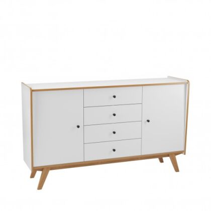 Тумба Винтаж с 2 дверьми и 4 ящиками