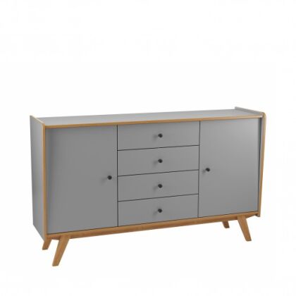 Тумба Винтаж с 2 дверьми и 4 ящиками