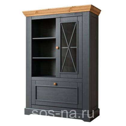 Комод Форест Графит 2 двери и полки