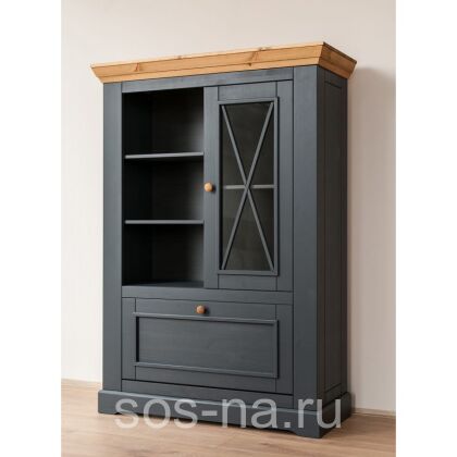 Комод Форест Графит 2 двери и полки