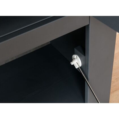 Комод Форест Графит 2 двери и полки