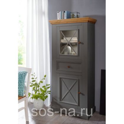 Шкаф для посуды Форест Графит (низкий) 2 двери и 1 ящик