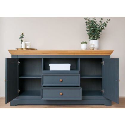 Комод Форест Графит с нишей, 2 дверьми и 2 ящиками